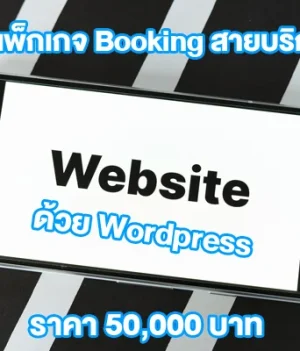4) แพ็กเกจ Booking สายบริการ — เว็บจองคิว / นัดหมาย / รับลูกค้า