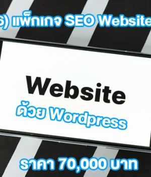 6) แพ็กเกจ SEO Website — เว็บพร้อมทำอันดับ